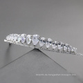 Exquisite CZ Zirkon Shinning Frauen Haarschmuck Royal Wedding Tiaras Crown